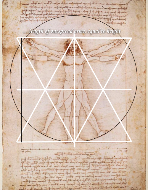 Leonardo Da Vinci Vitruvian man as Vituman by Active Kinetic 1 founder
